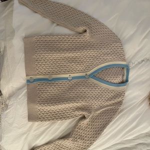 KULE Cream Cardigan. Size: S
